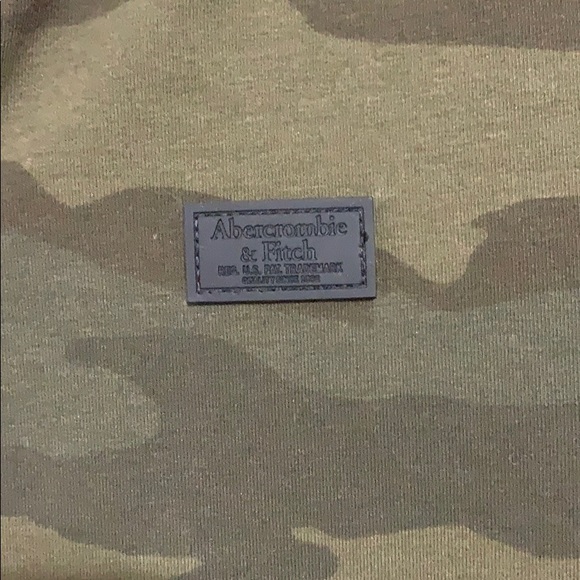 Mens Abercrombie hoodie camo sweatshirt size Lg ❤️ - Picture 3 of 6